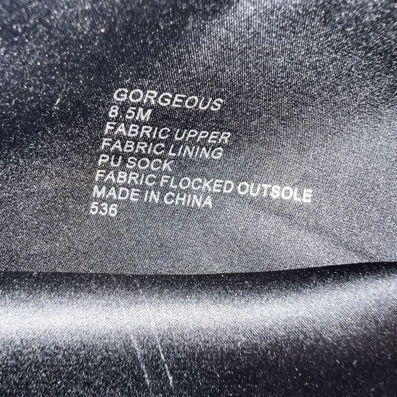 Steve Madden Gorgeous Size 8.5M Black Faux Suede High Heel Over The Knee Boots - Picture 16 of 16